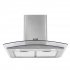 Sealey Baridi 60cm Curved Glass Cooker Hood with Carbon Filters, LED Lights, Stainless Steel