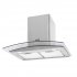 Sealey Baridi 60cm Curved Glass Cooker Hood with Carbon Filters, LED Lights, Stainless Steel