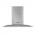 Sealey Baridi 60cm Curved Glass Cooker Hood with Carbon Filters, LED Lights, Stainless Steel