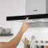 Sealey Baridi T-Shape Chimney Cooker Hood with Carbon Filters 60cm - Stainless Steel