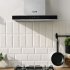 Sealey Baridi T-Shape Chimney Cooker Hood with Carbon Filters 60cm - Stainless Steel