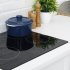 Sealey Baridi 60cm Built-In Ceramic Hob 4 Cooking Zones, Black Glass, 6000W with Touch Controls, Timer