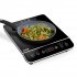 Sealey Baridi Portable Induction Hob with 1 Cooking Zone 29 x 35.5 x 7cm - Black