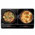 Sealey Baridi Portable Induction Hob with 2 Cooking Zones 60 x 36 x 6.5cm - Black