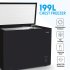 Sealey Baridi Freestanding Chest Freezer, 199L Capacity, Garages and Outbuilding Safe, -12 to -24C Adjustable Thermostat with Refrigeration Mode, Black