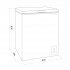 Sealey Baridi Freestanding Chest Freezer 99L Capacity - White