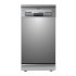 Sealey Baridi Slimline Freestanding Dishwasher 45cm Wide 10 Place Settings - Silver