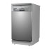 Sealey Baridi Slimline Freestanding Dishwasher 45cm Wide 10 Place Settings - Silver