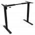 Sealey Dellonda Single Motor Ultra-Quiet Adjustable-Height Desk Frame 70kg Capacity - Black