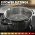 Sealey Baridi 60cm Built-In Induction Hob with 4 Cooking Zones, 2800W, Boost Function, 9 Power Levels, Touch Control, Timer, supplied with 13A Plug