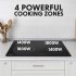 Sealey Baridi Integrated Induction Hob with 4 Cooking Zones 60cm 6800W Output