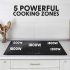 Sealey Baridi Integrated Induction Hob with 5 Cooking Zones 90cm 9300W Output