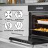 Sealey Baridi Integrated Fan-Assisted Electric Oven 60cm 72L Capacity - Black/Stainless Steel