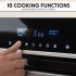 Sealey Baridi Integrated Fan-Assisted Electric Oven 60cm 72L Capacity - Black/Stainless Steel