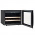 Sealey Baridi 60cm Built-In 28 Bottle Wine Cooler with Beech Wood Shelves and Internal LED Light, Black