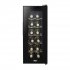 Sealey Baridi 12 Bottle Wine Cooler with Digital Touch Screen Controls & LED Light, Black