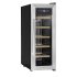 Sealey Baridi 12 Bottle Wine Fridge & Cooler - Stainless Steel