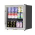 Sealey Baridi Mini Tabletop Beer & Drinks Fridge 50L Capacity - Stainless Steel