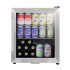 Sealey Baridi Mini Tabletop Beer & Drinks Fridge 50L Capacity - Stainless Steel