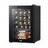 Sealey Baridi Wine Cooler/Fridge, Digital Touchscreen Controls, LED Light, 20 Bottle - Black