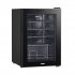 Sealey Baridi Wine Cooler/Fridge, Digital Touchscreen Controls, LED Light, 20 Bottle - Black