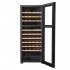 Sealey Baridi 55 Bottle Dual Zone Wine Cooler, Fridge with Digital Touch Screen Controls, Wooden Shelves & LED Light, Black