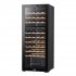 Sealey Baridi 55 Bottle Dual Zone Wine Cooler, Fridge with Digital Touch Screen Controls, Wooden Shelves & LED Light, Black