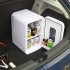 Sealey Baridi 15L Mini Fridge Cooler & Warmer, 12V/230V, Perfect for Car, Bedroom, Camping, Makeup, White - DH94