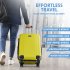 Sealey Dellonda Lightweight ABS Luggage Set with TSA Lock - Yellow