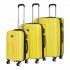 Sealey Dellonda Lightweight ABS Luggage Set with TSA Lock - Yellow