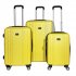 Sealey Dellonda Lightweight ABS Luggage Set with TSA Lock - Yellow