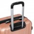 Sealey Dellonda Lightweight ABS Luggage Set with TSA Lock - Rose Gold