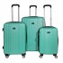 Sealey Dellonda Set 3-Piece Lightweight ABS Luggage Set with Integrated TSA Approved Combination Lock - Teal - DL126