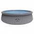 Sealey Dellonda Paddling/Swimming Pool & Pump 15ft - Gray Rattan Effect