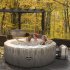 Sealey Dellonda 2-4 Person Inflatable Hot Tub/Spa with Smart Pump - Wood Effect