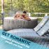 Sealey Dellonda 4-6 Person Inflatable Hot Tub/Spa with Smart Pump - Wood Effect