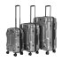 Sealey Dellonda Lightweight ABS Luggage Set 3pc - Silver