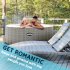 Sealey Dellonda 2-4 Person Inflatable Hot Tub/Spa with Smart Pump - Rattan Effect