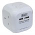 Sealey 1.4m Extension Cable Cube 4 x 230V & 2 x USB Sockets - White