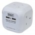 Sealey 1.4m Extension Cable Cube 4 x 230V & 2 x USB Sockets - White