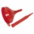 Sealey Flexible Spout Funnel with Filter 200mm - Medium