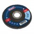 Sealey Flap Disc Zirconium 100mm 16mm Bore 120Grit