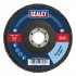 Sealey 100mm Zirconium Flap Disc 80Grit 16mm Bore