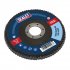 Sealey 115mm Zirconium Flap Discs 120Grit 22mm Bore - Pack of 10