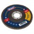 Sealey 125mm Aluminium Oxide Flap Disc 120Grit 22mm Bore