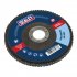 Sealey 125mm Zirconium Flap Disc 40Grit 22mm Bore