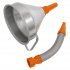 Sealey Metal Flexible Spout Funnel with Filter 200mm