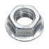 Sealey Zinc Plated Serrated Flange Nut M12 - Pack of 50