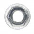 Sealey Zinc Plated Serrated Flange Nut M5 - Pack of 100