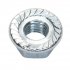 Sealey Zinc Plated Serrated Flange Nut M6 - Pack of 100